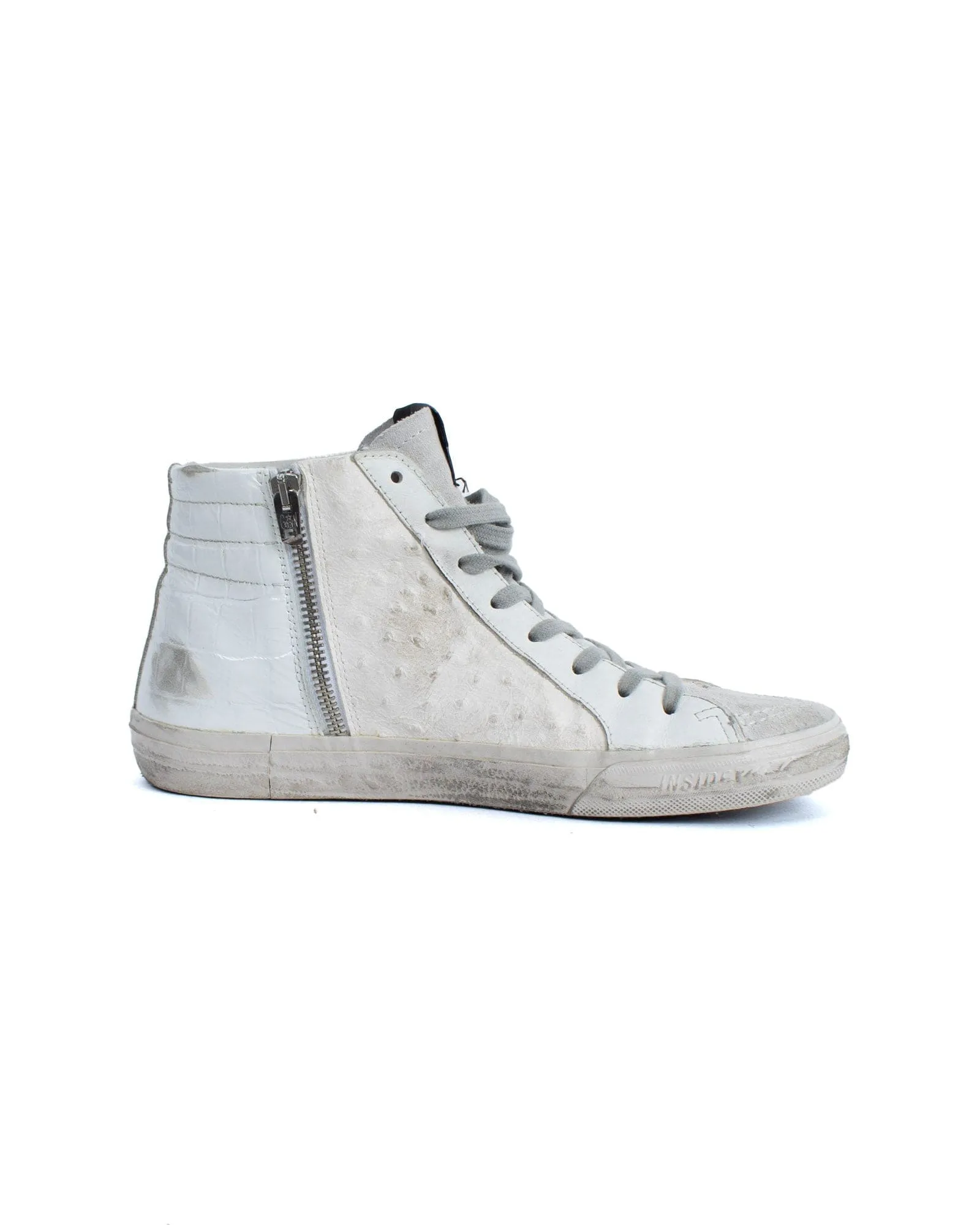 "Slide" High Top Sneakers