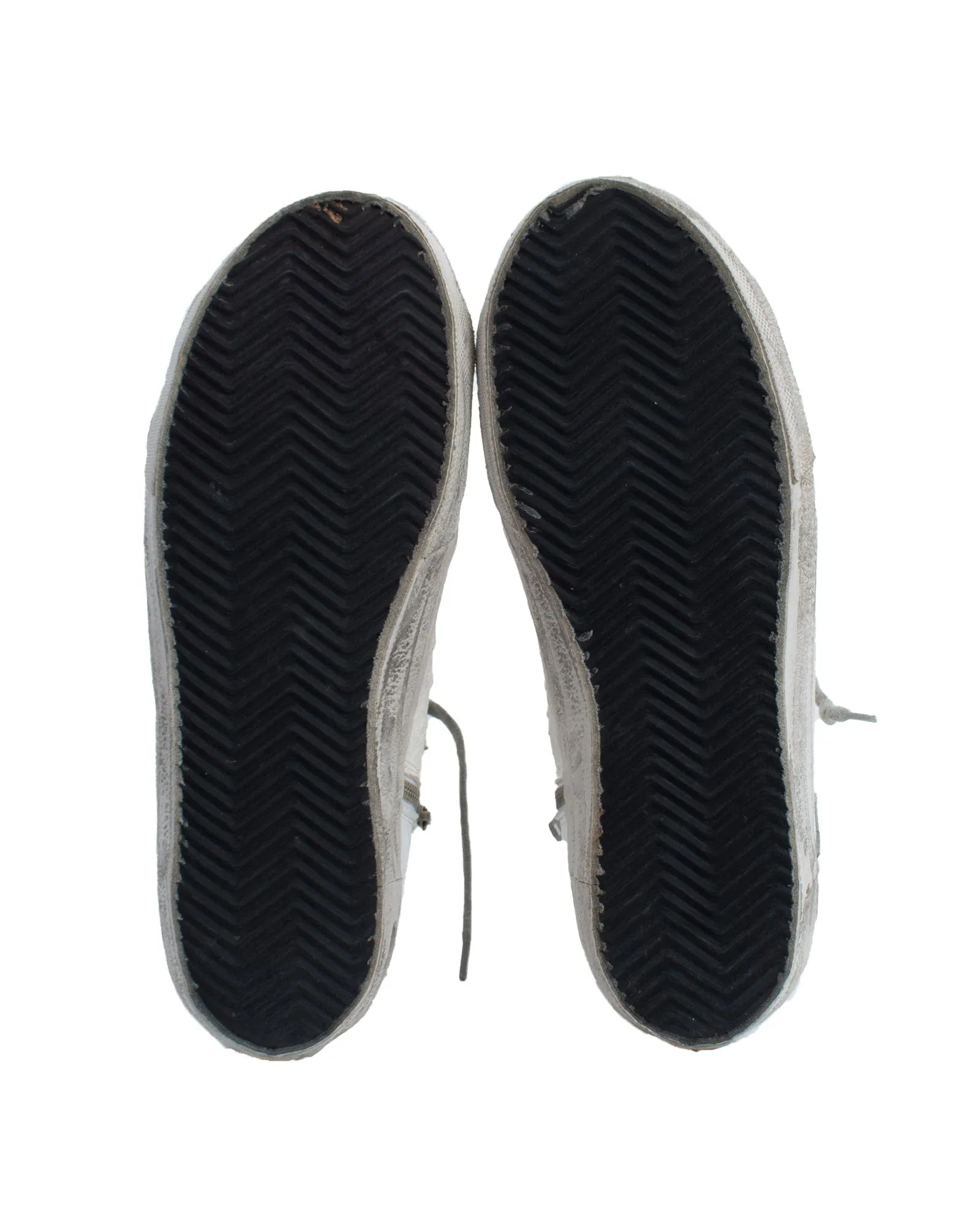 "Slide" High Top Sneakers
