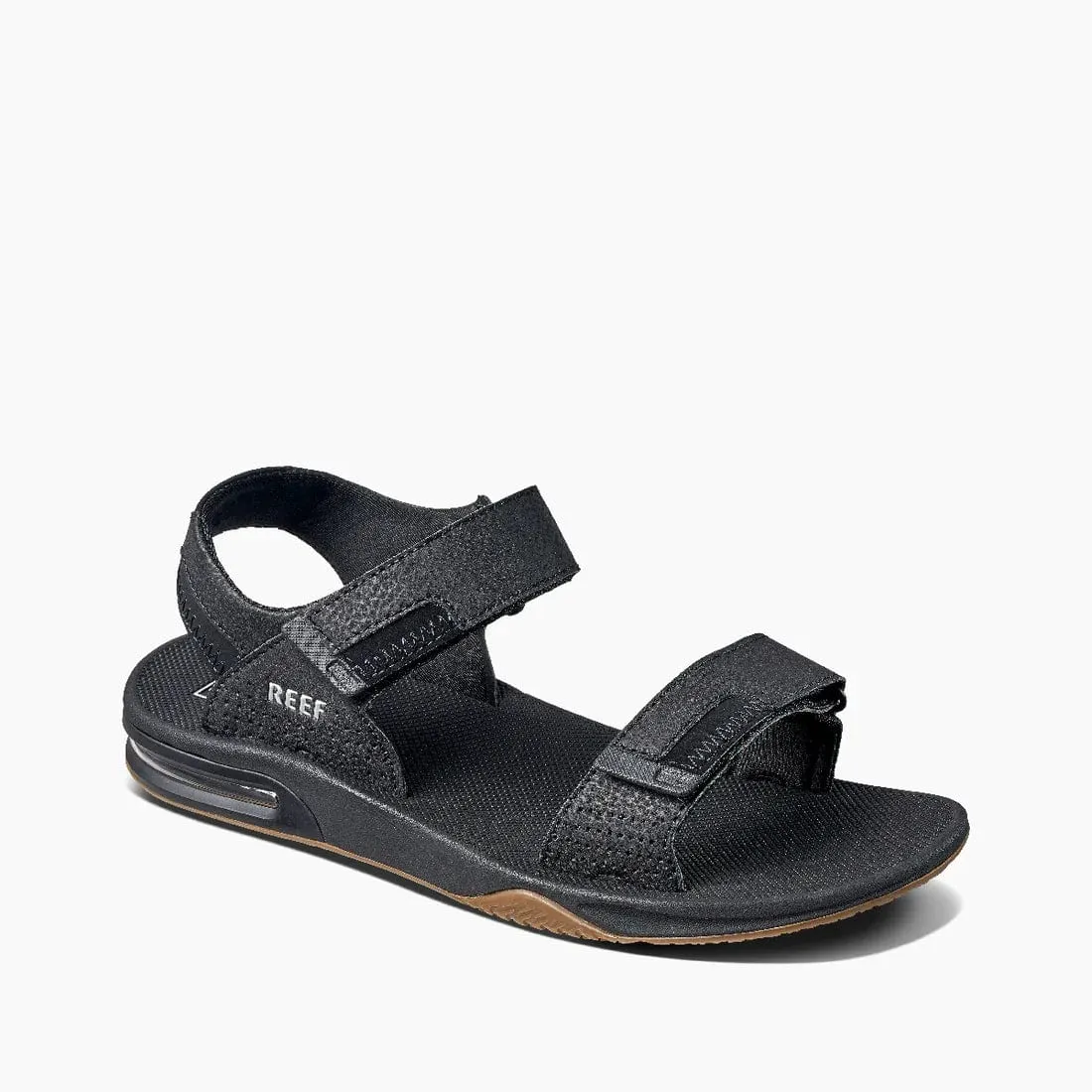 Reef Men's Fanning Baja Sandals- Black/ Silver