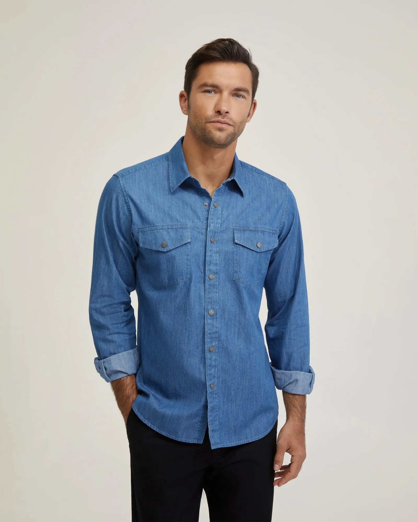 Regular Fit Denim Shirt