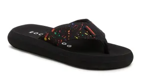 Rocket Dog Womens Spotlight Splash Flip Flops - Multicoloured / Black