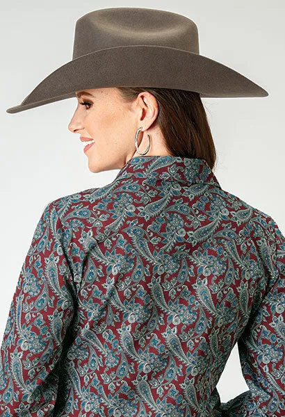 ROPER LADIES RED RIVER LONG SLEEVE SHIRT STYLE 03-0050-0225-2027