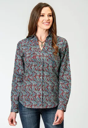 ROPER LADIES RED RIVER LONG SLEEVE SHIRT STYLE 03-0050-0225-2027