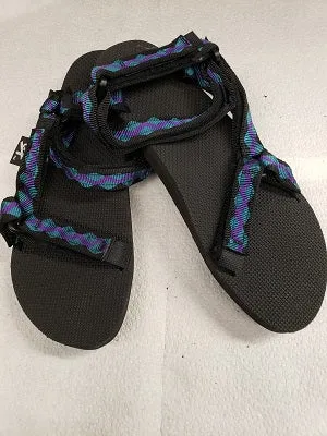 Sanford -- Men's River Sandals -- Teal/Purple