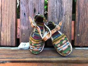Size 17 Kid's Huarache Sandals - Rainbow