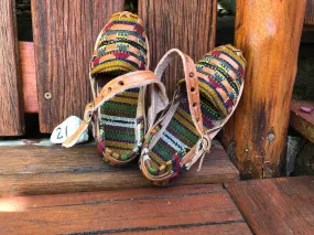 Size 21 Kid's Huarache Sandals - Rainbow