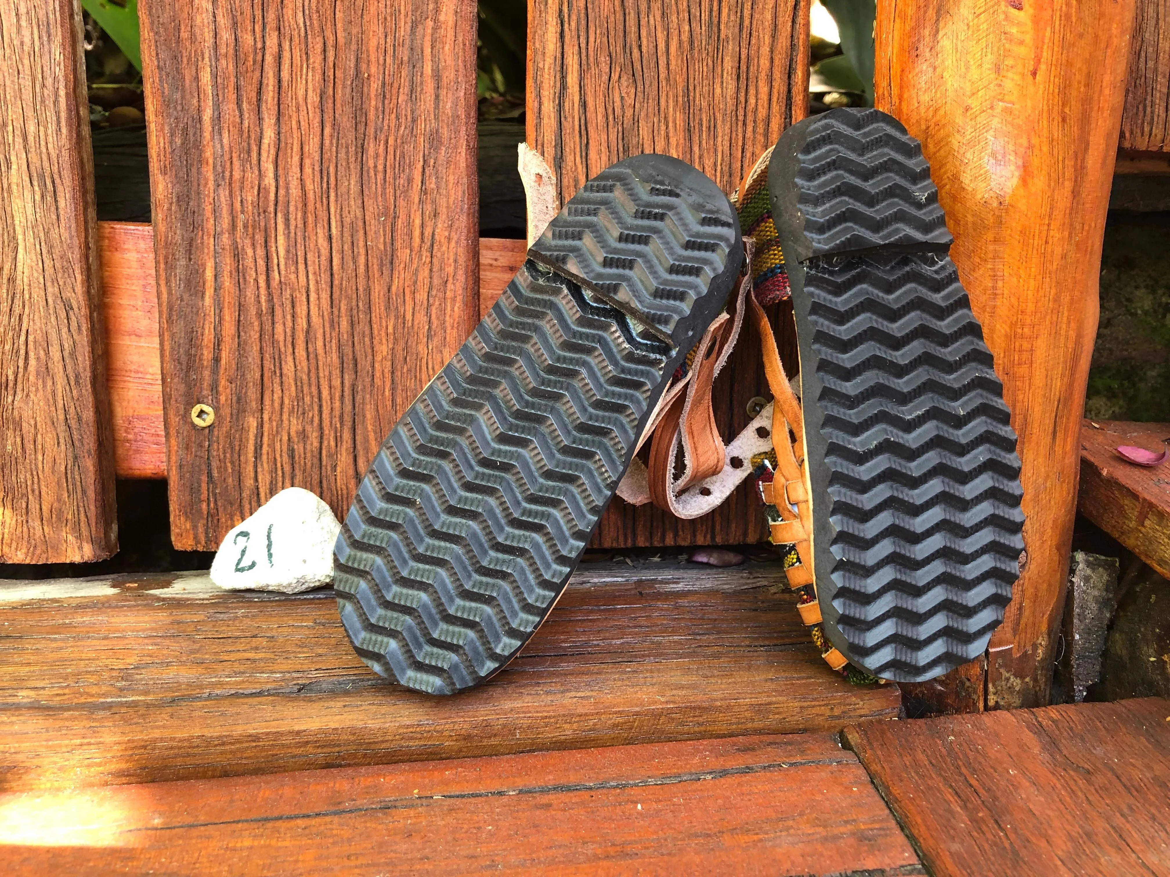 Size 21 Kid's Huarache Sandals - Rainbow