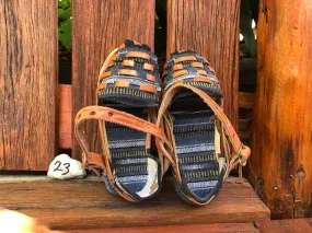 Size 23 Kid's Huarache Sandals - Blue