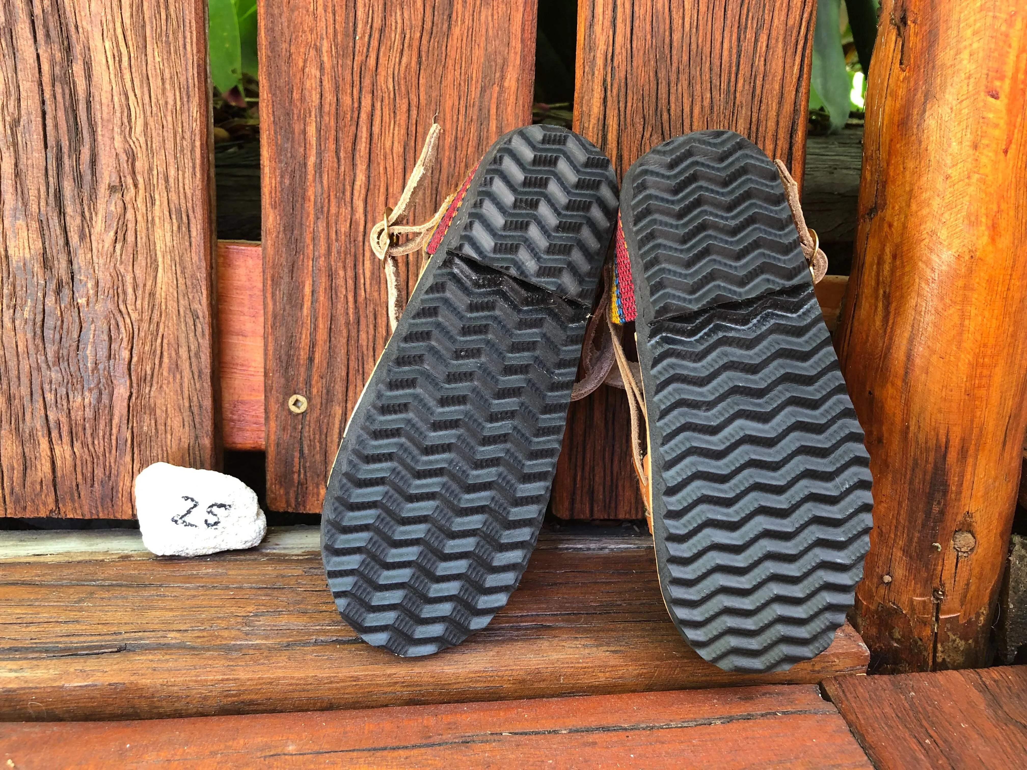 Size 25 Kid's Huarache Sandals - Rainbow