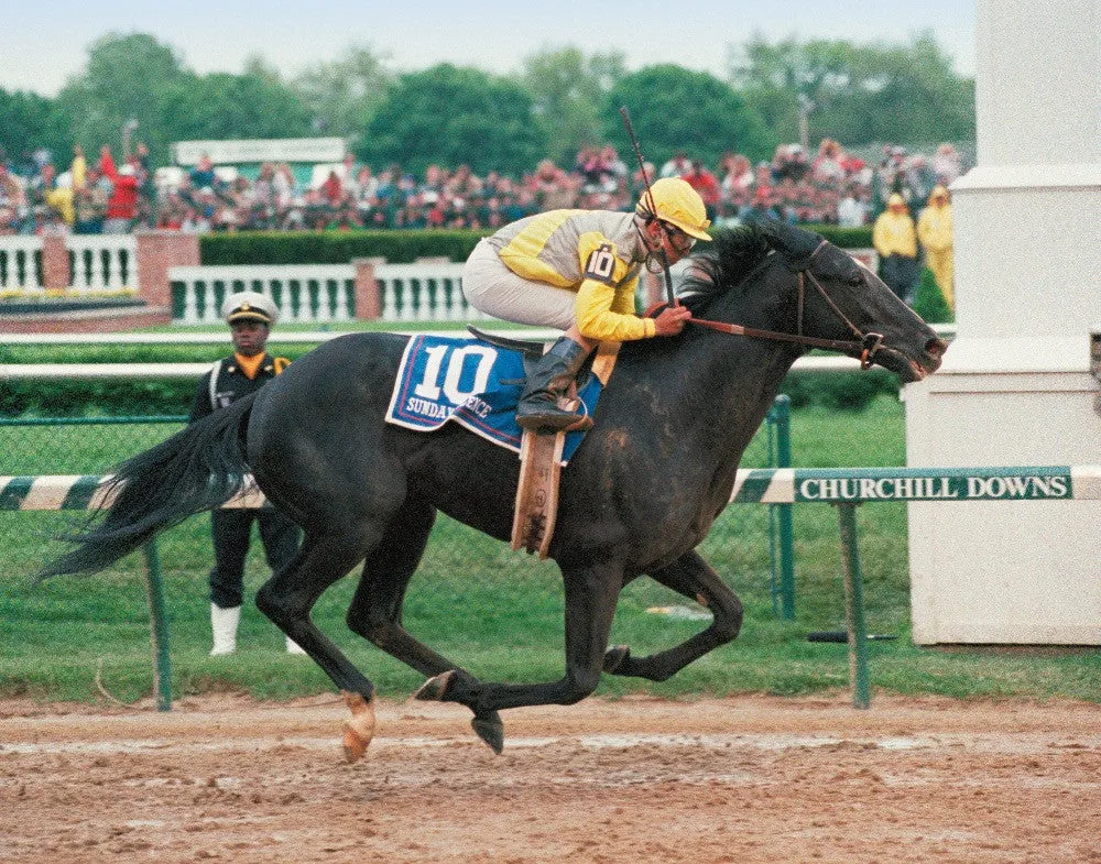 Sunday Silence Winning Kentucky Derby