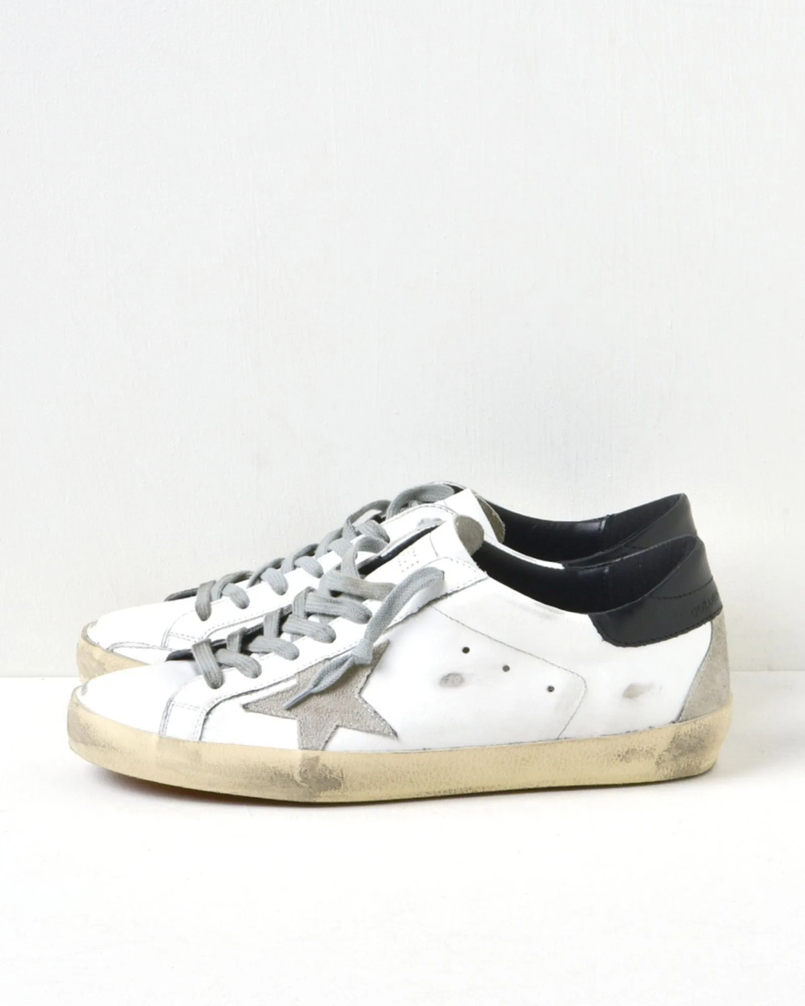 Superstar Sneakers in White Black Cream