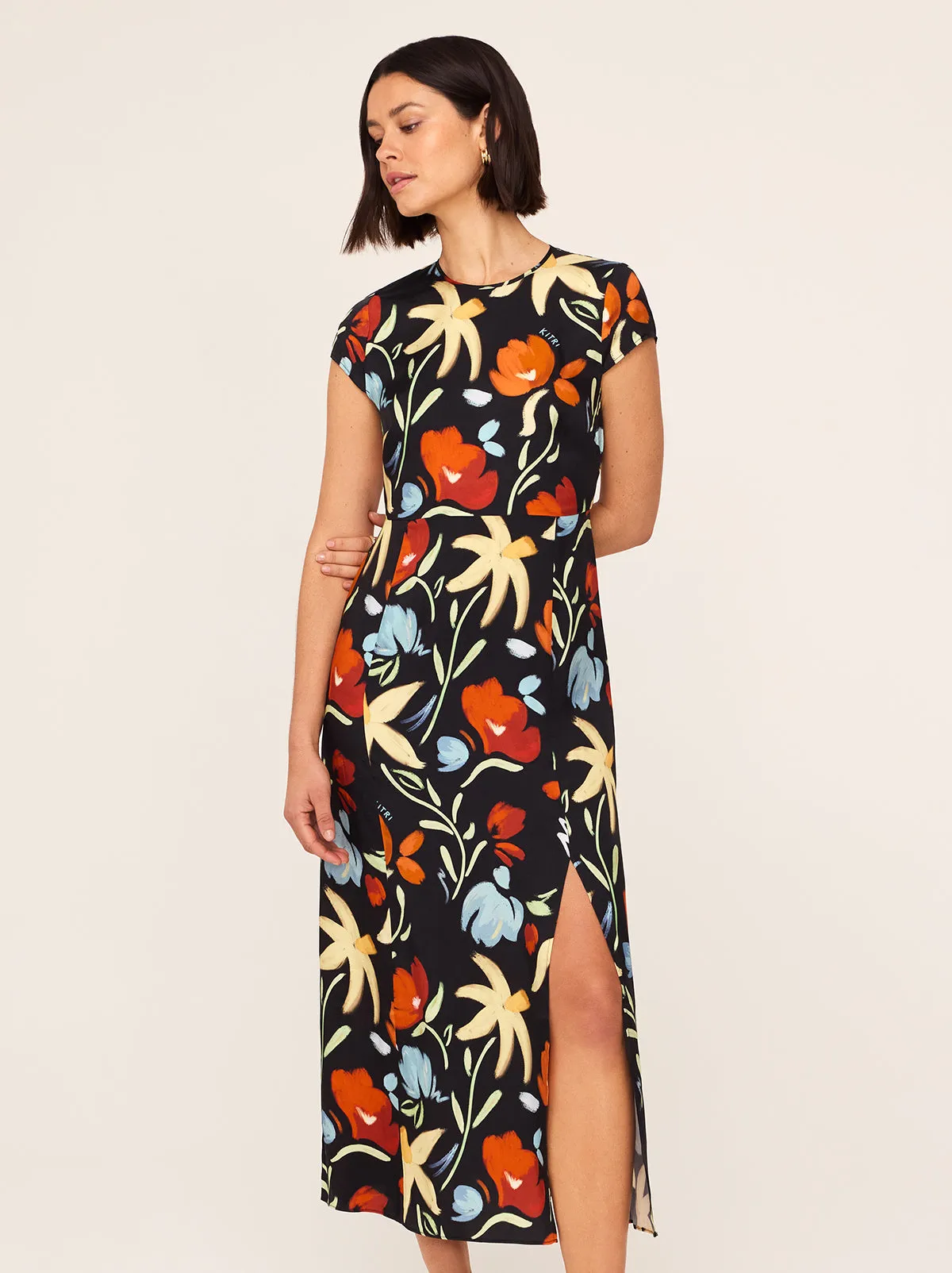 Suzie Primary Floral Print Dress