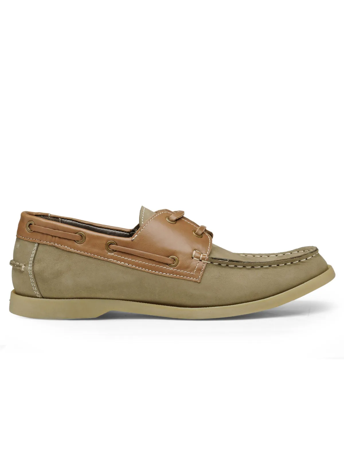 Teakwood Leather Men's Grey Slip-ons Shoes