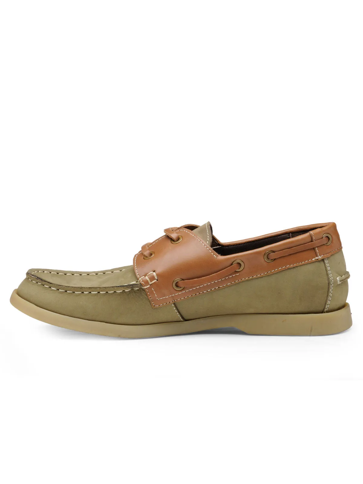 Teakwood Leather Men's Grey Slip-ons Shoes