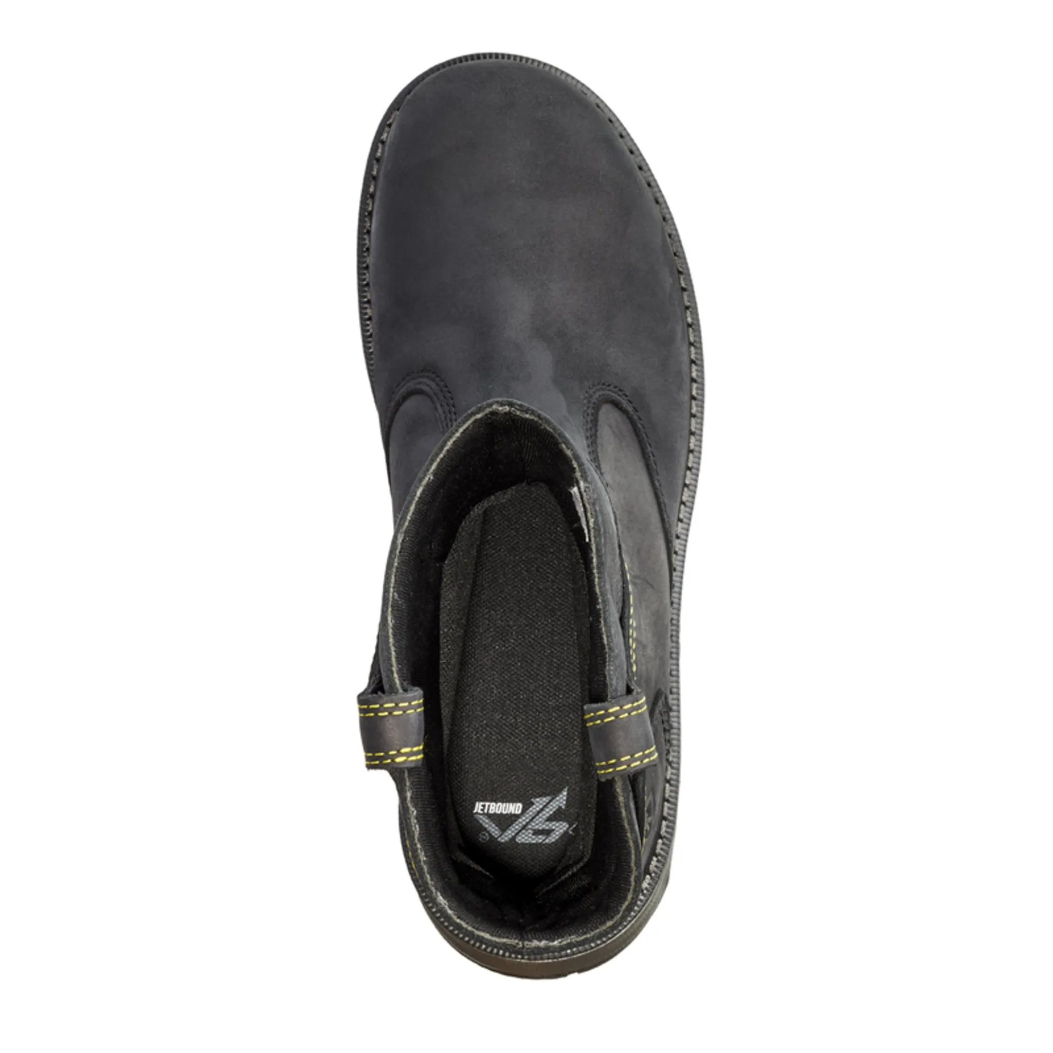 Terra Men's Safety Work Boots Patton Wellington 8" Leather Waterproof with Composite Toe and Plate | Sizes 3-15