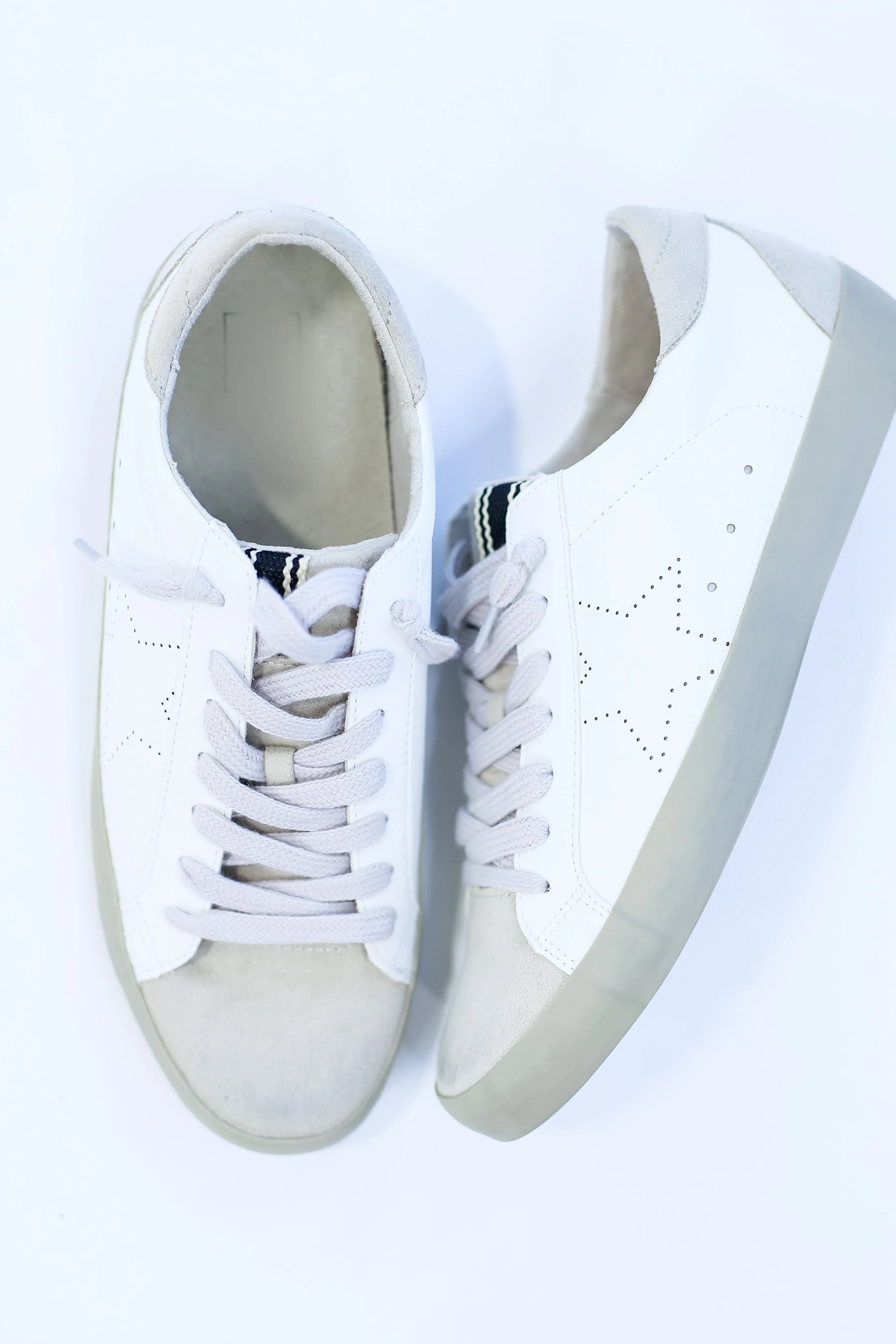 The Mia Sneaker In White by Shu Shop