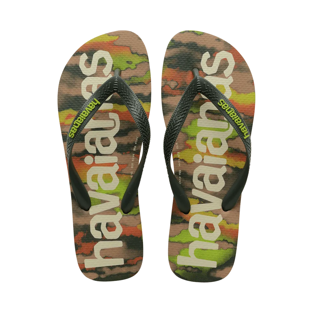 Top Logomania Fashion Flip Flops