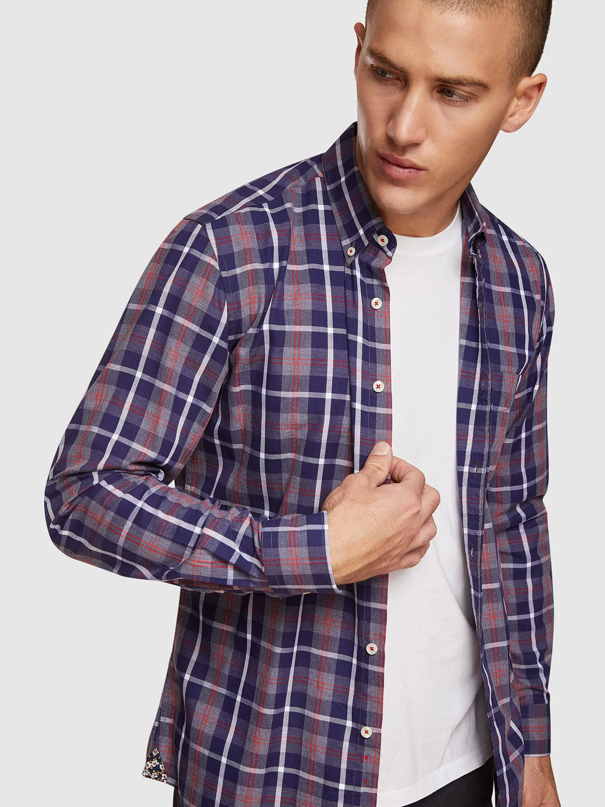 Uxbridge Regular Fit Checked Shirt