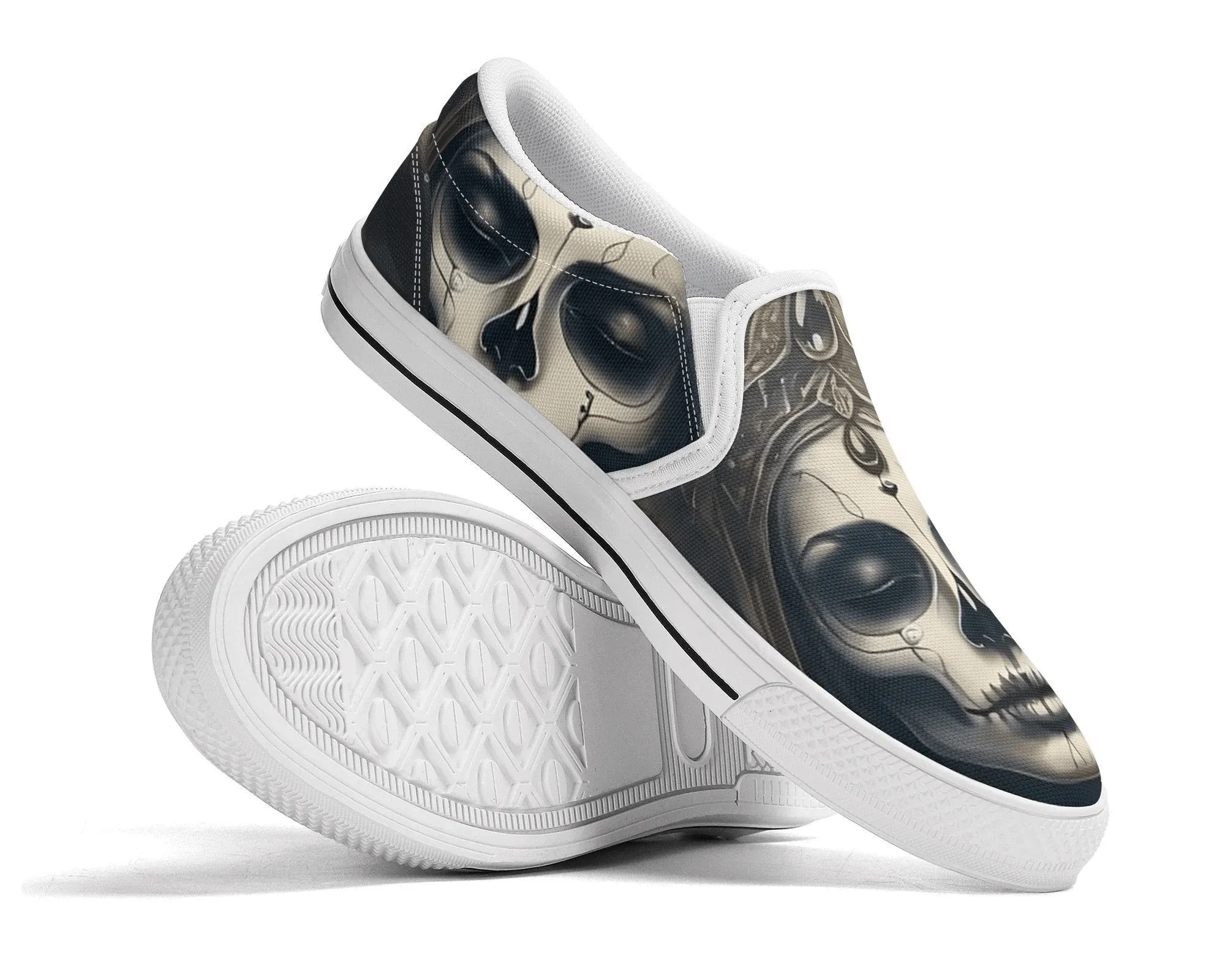 Vintage Mummy Slip Ons