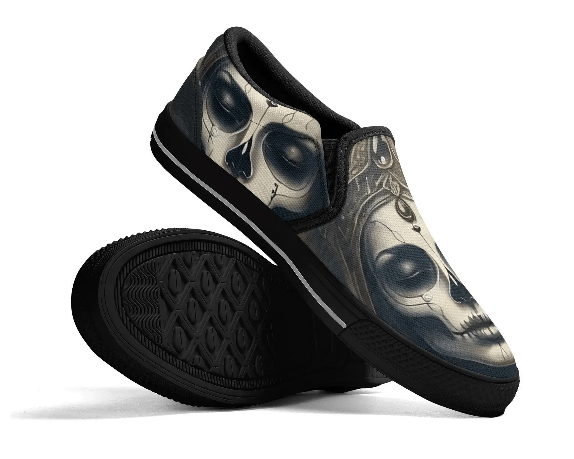 Vintage Mummy Slip Ons