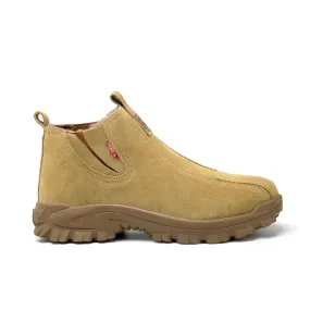 Women's Steel Toe Chelsea Winter Boots - Fleece Lined | B256