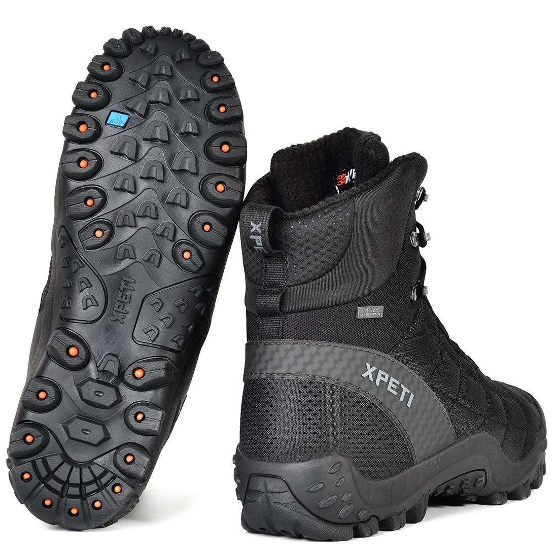 XPETI Men's Crest Thermo Waterproof Hiking Winter Boots