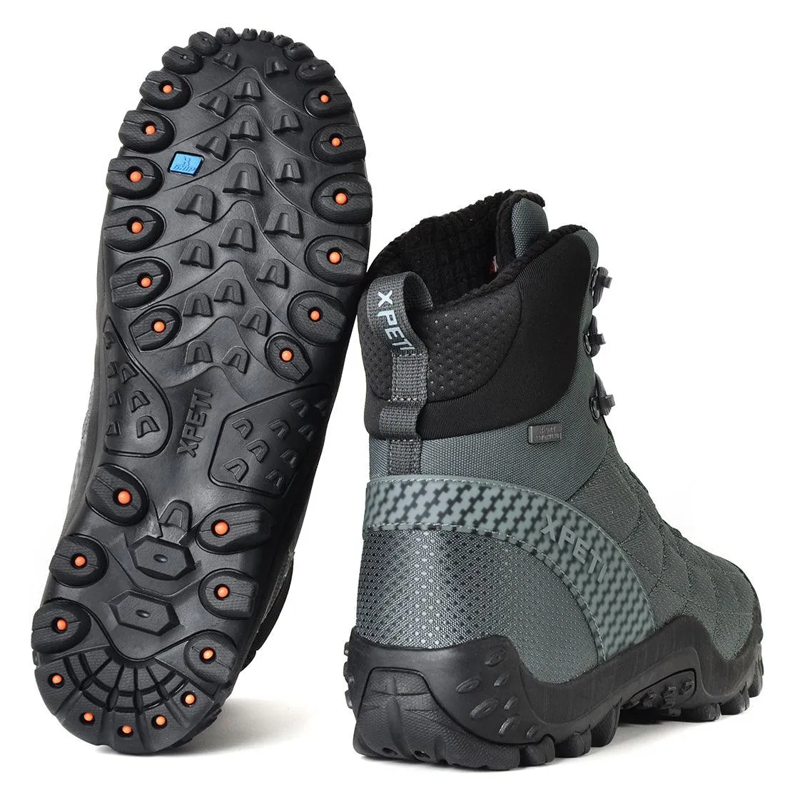 XPETI Men's Crest Thermo Waterproof Hiking Winter Boots