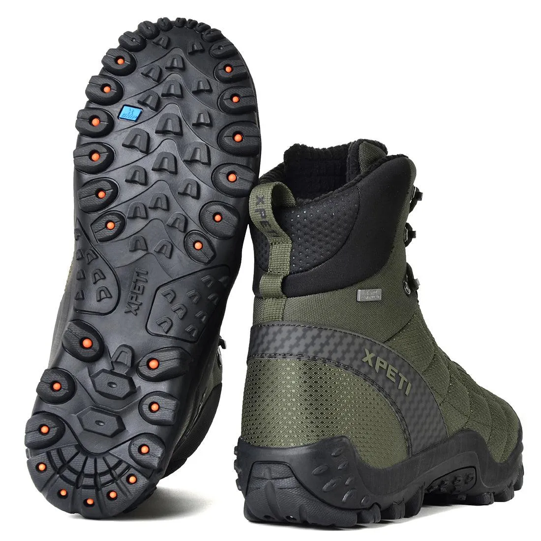 XPETI Men's Crest Thermo Waterproof Hiking Winter Boots
